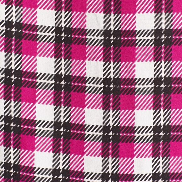 Joie Plaid Silk Blouse Pink Size XS - Picture 8 of 8